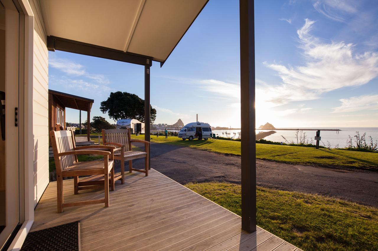 Belt Road Seaside Holiday Park New Plymouth Bagian luar foto